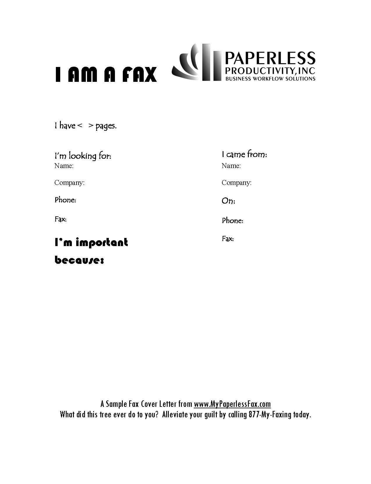 Free Fax Cover Letter Template Forms